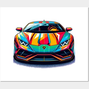 Lamborghini huracan Posters and Art